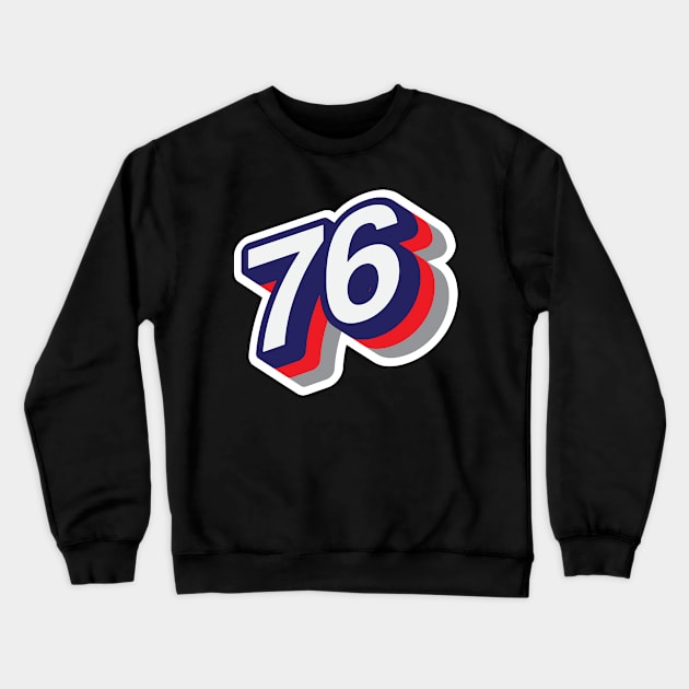 76 Crewneck Sweatshirt by MplusC